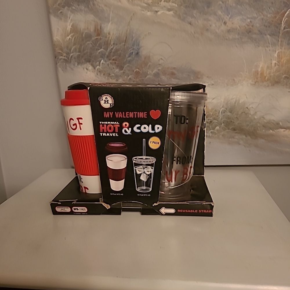 My Valentine Hot & Cold Travel Cups